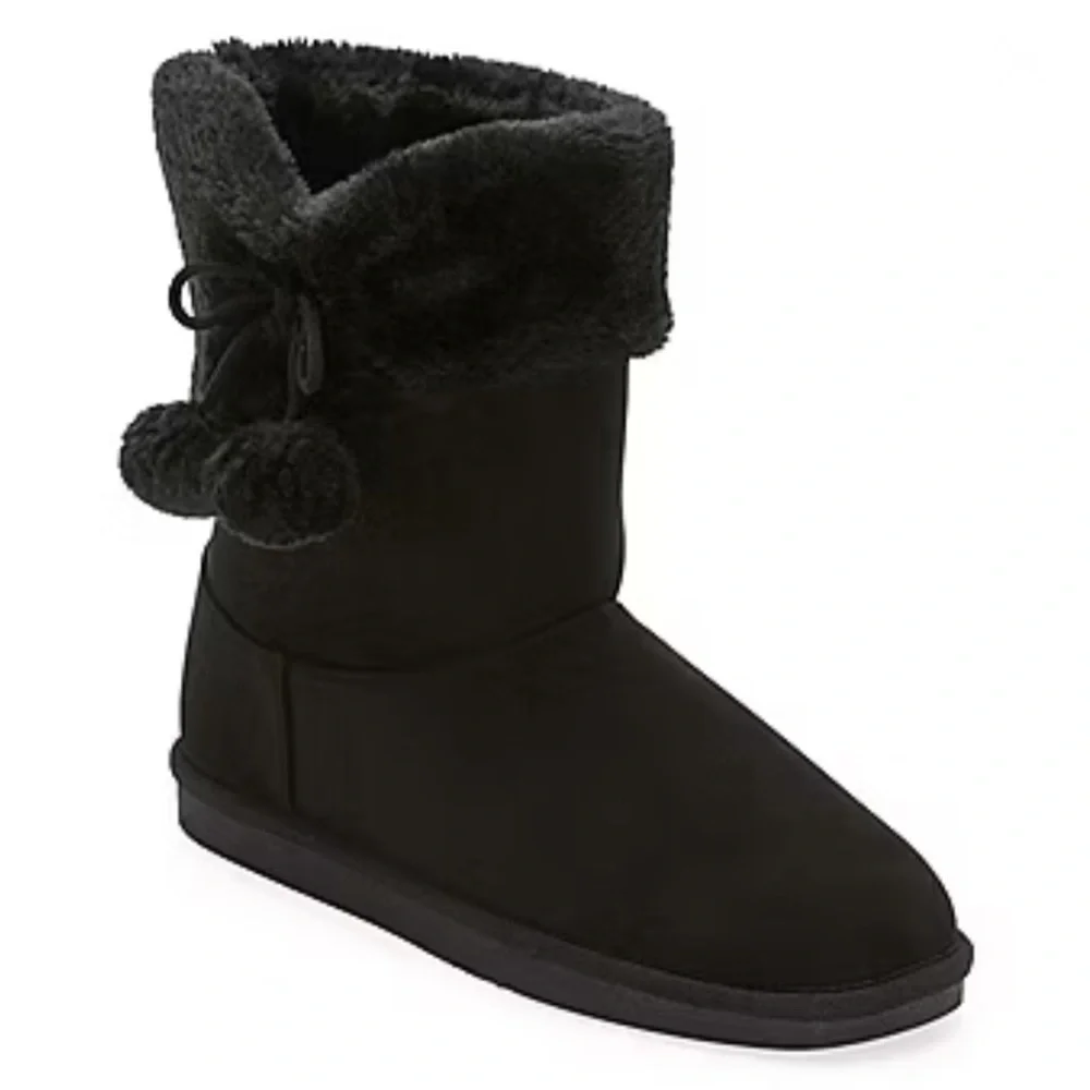 Thereabouts Little & Big Girls Aubree Flat Heel Winter Boots